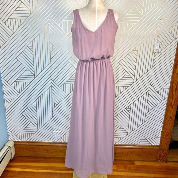 Show me your MUMU kendall Maxi Dress Antique Rose - Picture 7 of 14